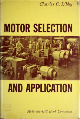Motor selection and application - Scanned Pdf with Ocr